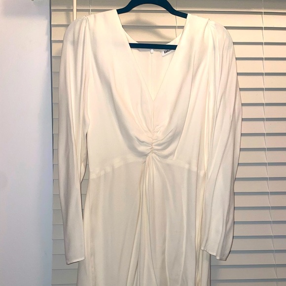 Reformation Dresses & Skirts - White Longsleeve Reformation Dress Size 8
